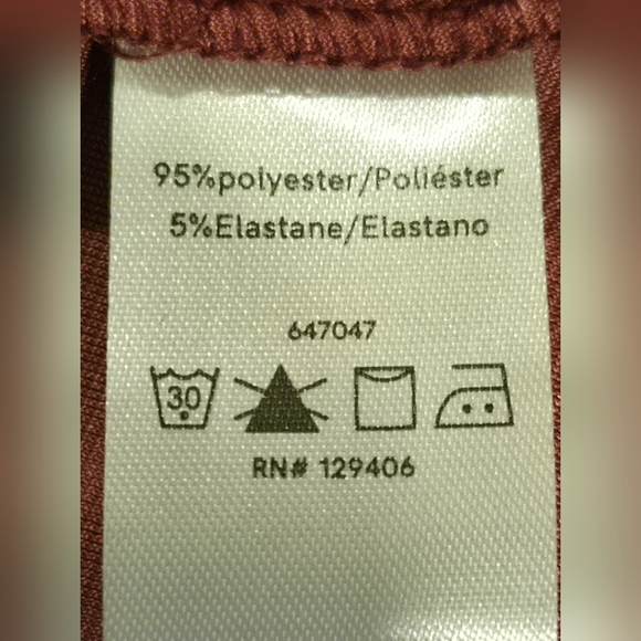 NWOT Venus Elegant Velvet Burgundy Cami Top - Picture 7 of 7